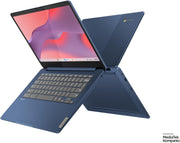 Lenovo IdeaPad Slim 3 Chromebook 14M868 - Portátil 14'' FHD (MediaTek Kompanio 520, RAM 4GB, SSD 64GB, GPU Arm Mali-G52 2EE MC2, Chrome OS) Teclado AZERTY Francés - Azul