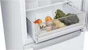 Frigorífico combi Bosch KGN36NWEA Serie 2, 186 x 60 cm, 215 L de refrigeración y 87 L de congelación, NoFrost: nunca más tendrá que descongelar, iluminación LED para una distribución uniforme de la luz