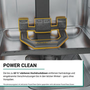 Bauknecht BK6FC11BS7A0X Lavavajillas totalmente integrable (45 cm)/ ActiveDry/Programa con sensor/PowerClean/Bandeja para cubiertos/Programa de higiene/Protección total contra el agua/Multizona/Inicio diferido
