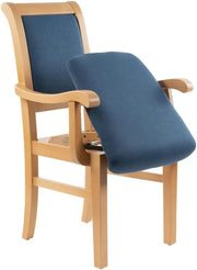 Sillón de asistencia a la elevación APLOS Suzanne, basculante automático ajustable, silla ergonómica para colectividades, personas mayores y personas con movilidad reducida, tejido de diseño y resistente