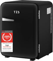 Mininevera silenciosa TZS First Austria | Diseño retro | Capacidad de refrigeración ajustable | Manilla de puerta | Sistema de refrigeración termoeléctrico | 40L | crema