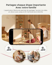 Monitor de bebé WiFi Momcozy