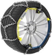 MICHELIN EXTREM GRIP AUTO 4x4, cadenas de nieve metálicas especiales para 4x4, SUV, autocaravanas, vehículos comerciales, N.º 250 - Tensión automática - Eslabones de 13 mm - Adherencia óptima en nieve y hielo
