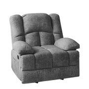Sillón reclinable mecedor extragrande MAYEERTY Limestone para sala de estar de adultos