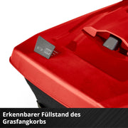 Cortacésped inalámbrico Einhell RASARRO 36/42 Kit Power X-Change (36V, 42 cm de ancho de corte, hasta 725 m², motor sin escobillas, caja colectora de 50L, función de mulching, incl. 2x 5,2Ah + 1x cargador doble)