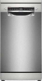 Lavavajillas inteligente Bosch Serie 2 SPV2IKX10E, totalmente integrable, 45 cm de ancho, cesta para cubiertos, secado extra con solo pulsar un botón, InfoLight punto de luz rojo en el suelo, protección AquaStop contra daños por agua, blanco