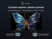 Smart TV LED TCL 43V6C de 43" 4K UHD, 4K HDR, Google TV con diseño sin bordes (Dolby Audio, Motion Clarity, compatible con Google Assistant y Alexa)