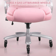 Silla de oficina ejecutiva Bossin para personas grandes y altas, silla ergonómica de 500 libras con soporte lumbar ajustable, respaldo alto y piel sintética para computadora