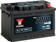 BATERÍA YUASA YBX7096 START STOP EFB 12V 75AH 700A