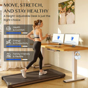 FLEXISPOT Base de mesa ajustable en altura E1 Pro motor dual, gestión de cables, pantalla LED de altura, 4 memorias, oficina, hogar.