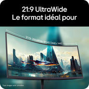 LG Ultragear™ 34G630A-B.AEU Monitor Gaming de 34" - Panel VA resolución WQHD (3440 x 1440), 1ms GtG 240Hz, DisplayHDR™ 400, sRGB 95% (CIE1976), FreeSync Premium