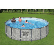 Piscina elevada redonda Bestway Steel Pro MAX con bomba y cobertor