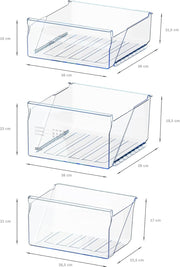 Bosch GTV15NWEB - Congelador bajo encimera de libre instalación - Serie 2 - 83 L - 3 cajones de congelación - 85 x 56 cm - Blanco