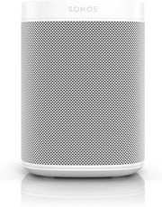 Altavoz inteligente Sonos One, negro – Altavoz Wi-Fi inteligente con control por voz Alexa, Google Assistant y AirPlay – Altavoz multiroom para streaming de música ilimitado