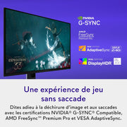 Monitor gaming Alienware 27 - AW2725Q, 4K UHD (3840x2160), 240Hz, QD OLED, 0.03ms, compatible con NVIDIA G-Sync, AMD FreeSync Premium Pro, HDR True Black 400, Dolby Vision, USB-C, 3 años de garantía