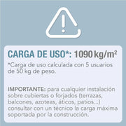 Piscina Desmontable Rectangular Intex Prism Frame, 400x200x122 cm, Material de Triple Capa, Capacidad 8.418 L, Ventana Panorámica, Tapiz, Cobertor, Depuradora de Cartucho, Escalera (56029)