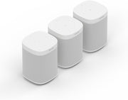 Altavoz inteligente Sonos One, negro – Altavoz Wi-Fi inteligente con control por voz Alexa, Google Assistant y AirPlay – Altavoz multiroom para streaming de música ilimitado