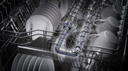 Siemens SN43ES14VE, iQ300 Smarter Geschirrspüler, Unterbau-Spülmaschine mit Besteckschublade, 60 cm, automatische Türöffnung dank autoOpen dry, besonders leise mit iQdrive-Motor, aquaStop, Edelstahl