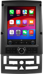 Autorradio Android 14 con pantalla vertical de 9,7" para Peugeot 407 2004-2011, compatible con Carplay / Android Auto, mandos en el volante, WiFi, 4G, AM/FM, 4 núcleos, 2GB de RAM