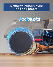 Tineco iFLOOR 5 Breeze Complete Aspiradora y Fregadora, Aspiradora en seco y húmedo sin cable para suelos duros, limpieza de bordes, autolimpieza automática, 35 min de autonomía, diseño ligero