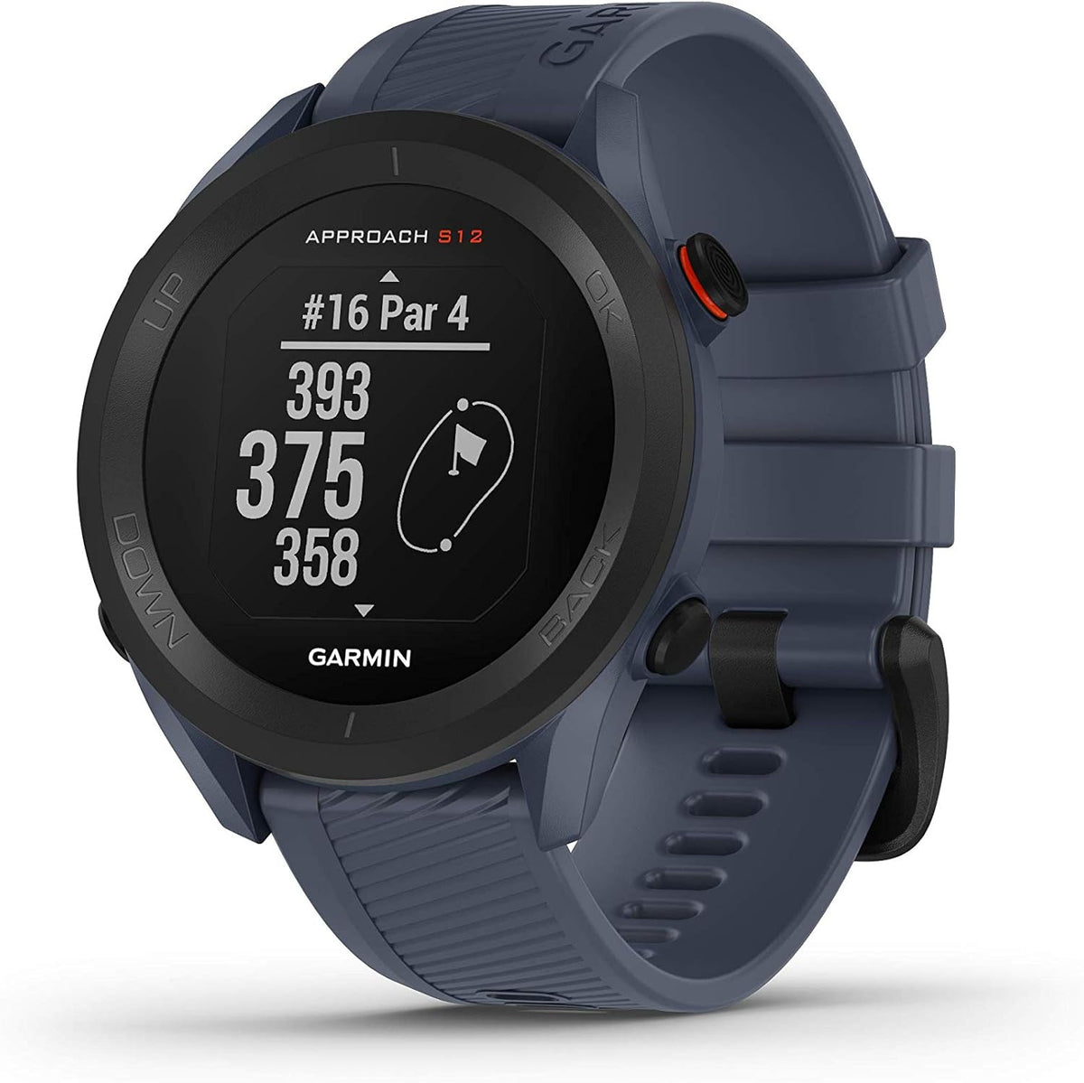 Garmin Approach S12 43 mm MIP Gris GPS (Satélite)