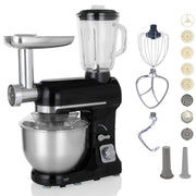 Robot multifunción Robby 5l 1000w con picadora y batidora de vaso de 1,5l de cristal