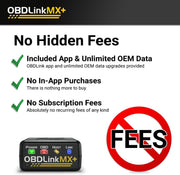 Escáner OBDLink MX+ OBD2 Bluetooth para iPhone, Android y Windows – Diagnóstico de coche profesional