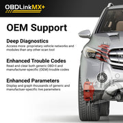 Escáner OBDLink MX+ OBD2 Bluetooth para iPhone, Android y Windows – Diagnóstico de coche profesional