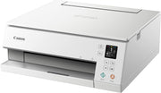 Impresora multifunción de inyección de tinta a color Canon PIXMA TS6350a DIN A4 (impresora fotográfica, escáner, copiadora, OLED, 4.800x1.200 ppp, USB, WLAN, 5 tintas independientes, impresión a doble cara, 2 bandejas de papel), negro