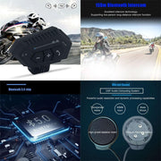 Casco de moto Bluetooth, casco integral con intercomunicador Bluetooth para 2 pilotos, aprobado por DOT/ECE, ligero, con doble visera, casco modular para adultos hombres y mujeres S~XL