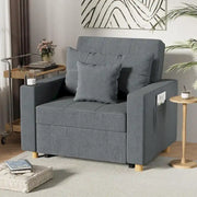 Sillón cama ajustable, convertible 3 en 1, varios colores, para 1 persona