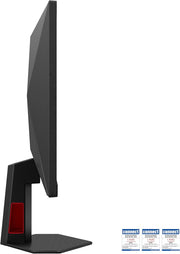 AOC Gaming Q24G2A - Monitor Quad HD de 24 pulgadas, 180 Hz, 1 ms, compatible con G-Sync, HDR10 (2560x1440, 2x HDMI 2.0, 1x DisplayPort 1.4) Negro-Rojo