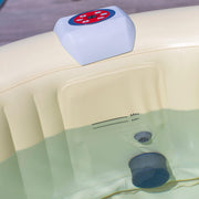 Jacuzzi hinchable, ovalado, 190 x 120 x 65 cm (550 L/145 gal) con bomba integrada de 30 W