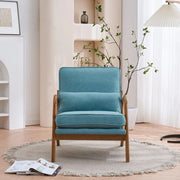 Sillón decorativo tapizado de estilo moderno de mediados de siglo
