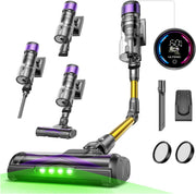 Ultenic U20 Aspiradora Escoba sin Cable, 55kPa/60min Aspiradora sin Cable, Tecnología GreenEye, Tubo Plegable, Cepillo de Suelo TangleTame, Potente para Pelo de Mascotas, Suelo Duro y Coche