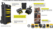STANLEY Taller Modular 3 en 1 con Ruedas, 1-79-206