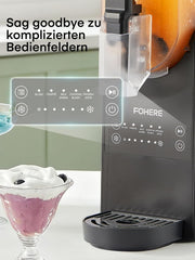 Máquina de granizados FOHERE, máquina de granizados de 2,6 L para el hogar, granizadora con autolimpieza, sin cubitos de hielo y 5 programas inteligentes, para granizados, cócteles helados, frappé, margaritas y batidos