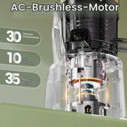 Extractor de jugos lento (Slow Juicer) C16, 250 W, capacidad de 2,6 L, boca de alimentación de 150 mm
