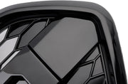 Artudatech Rejilla de parachoques delantero negro brillante compatible con Ford Transit Custom Trail 2018-2023 3LED