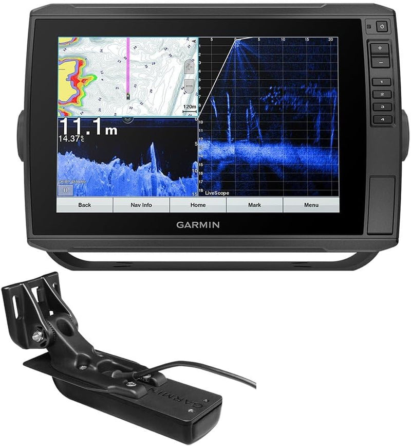 EchoMAP Ultra 102sv con transductor GT56UHD-TM, plotter/sonda combinado con pantalla táctil de 25,4 cm (10 pulgadas), mapa base mundial y sonda de exploración de alta definición adicional