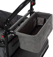 Carrito Premium Fuxtec Cruiser Gris, El Original, Carrito de jardín plegable para niños, transporte, playa, ciudad, bosque, para tirar o empujar, capacidad de carga 75 kg