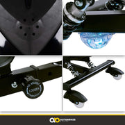 Actionbikes Motors Patinete Eléctrico Infantil para Derrapes | Motor de 𝟐𝟓𝟎 W - Carrito de Derrape 360° - 3 Niveles de Velocidad - Iluminación LED - Asiento Ajustable - Bluetooth - Kart de Derrape - Coche de Derrape (Space Purple)