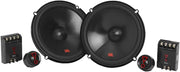 JBL Stage3 607CF Altavoz para coche de 16,5 cm y 2 vías - Set de altavoces Harman Kardon de componentes de 250 vatios con altavoces empotrados sin rejilla y tweeters empotrados
