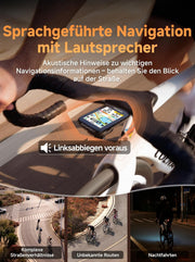 Ciclocomputador BSC500 con navegación GPS, pantalla a color de 3,3 pulgadas, pantalla táctil, IPX7, ANT+, Bluetooth, modo bicicleta eléctrica y función de mapas