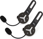 @tec BuddyChat Duo, intercomunicador para auriculares, set de 2 unidades, sistema de intercomunicación Bluetooth 3.0, alcance de hasta 1 km, cancelación de ruido DSP, resistente al agua y al polvo
