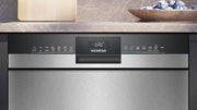 Siemens SN43ES06VE, lavavajillas inteligente iQ300, lavavajillas integrable bajo encimera, 60 cm, tercera bandeja para cubiertos, apertura automática de puerta, rackMatic de 3 niveles, extra silencioso, intensiveZone, varioSpeed, aquaStop