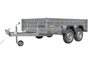 Remolques Remolque para coche 2 ejes 264×150 EXPERT 2615/2 MMA 750 KG