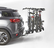 Portabicicletas para 4 bicicletas sobre enganche, abatible Premium Mottez, acero