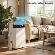Aire acondicionado portátil Garvee de 10.000 BTU, unidad 4 en 1 con refrigeración, deshumidificación y ventilación, funcionamiento silencioso