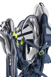 Mochila portabebés ligera deuter Kid Comfort Active, 12 L, azul verdoso